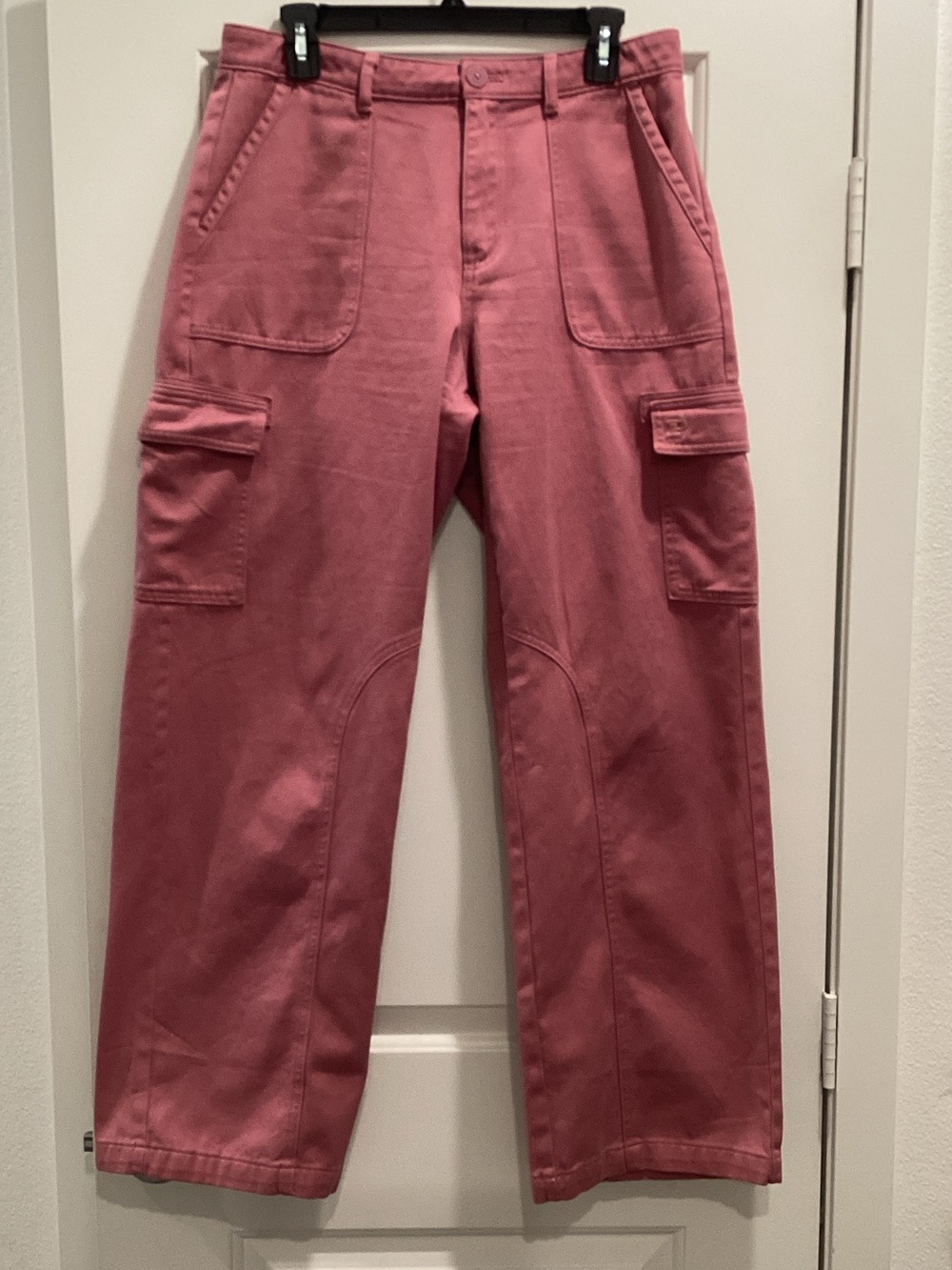 PINK Victoria's Secret Cargo Pants in Dusty Rose Pink